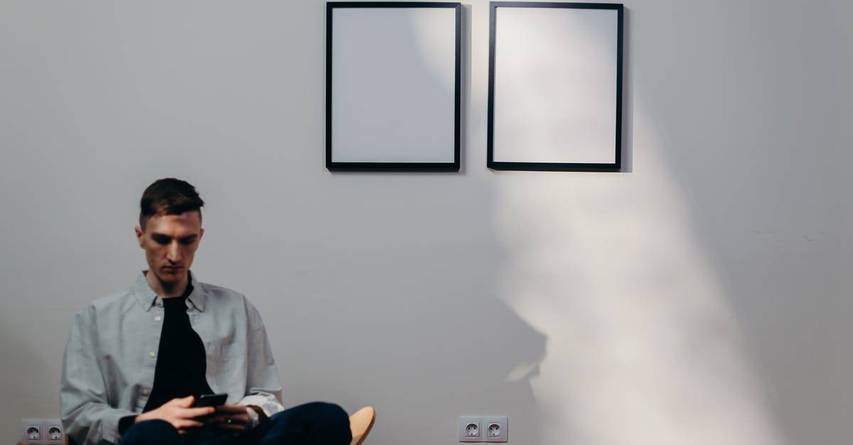 A man sitting in a room